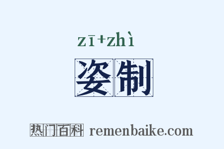 姿制是什么意思的图片